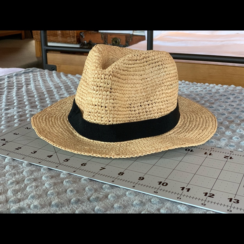 J. Crew packable straw hat